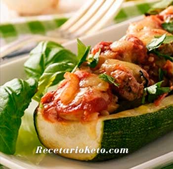 recetas keto Calabacitas con tocino