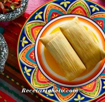 Receta Keto de Tamales de pollo